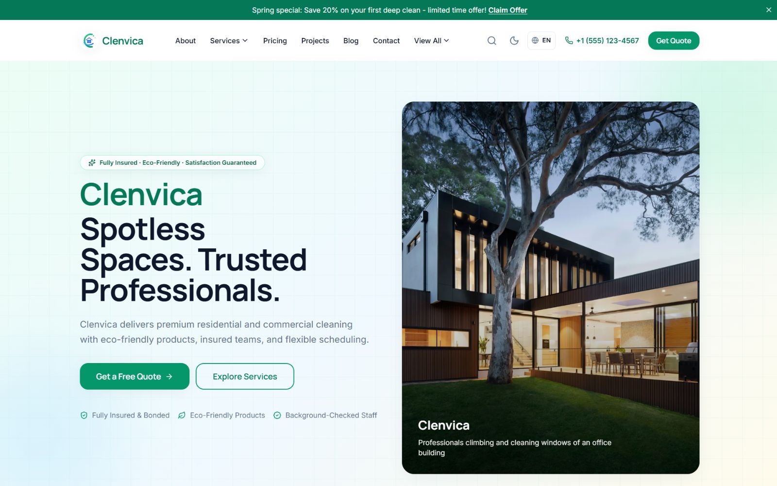 Clenvica theme preview